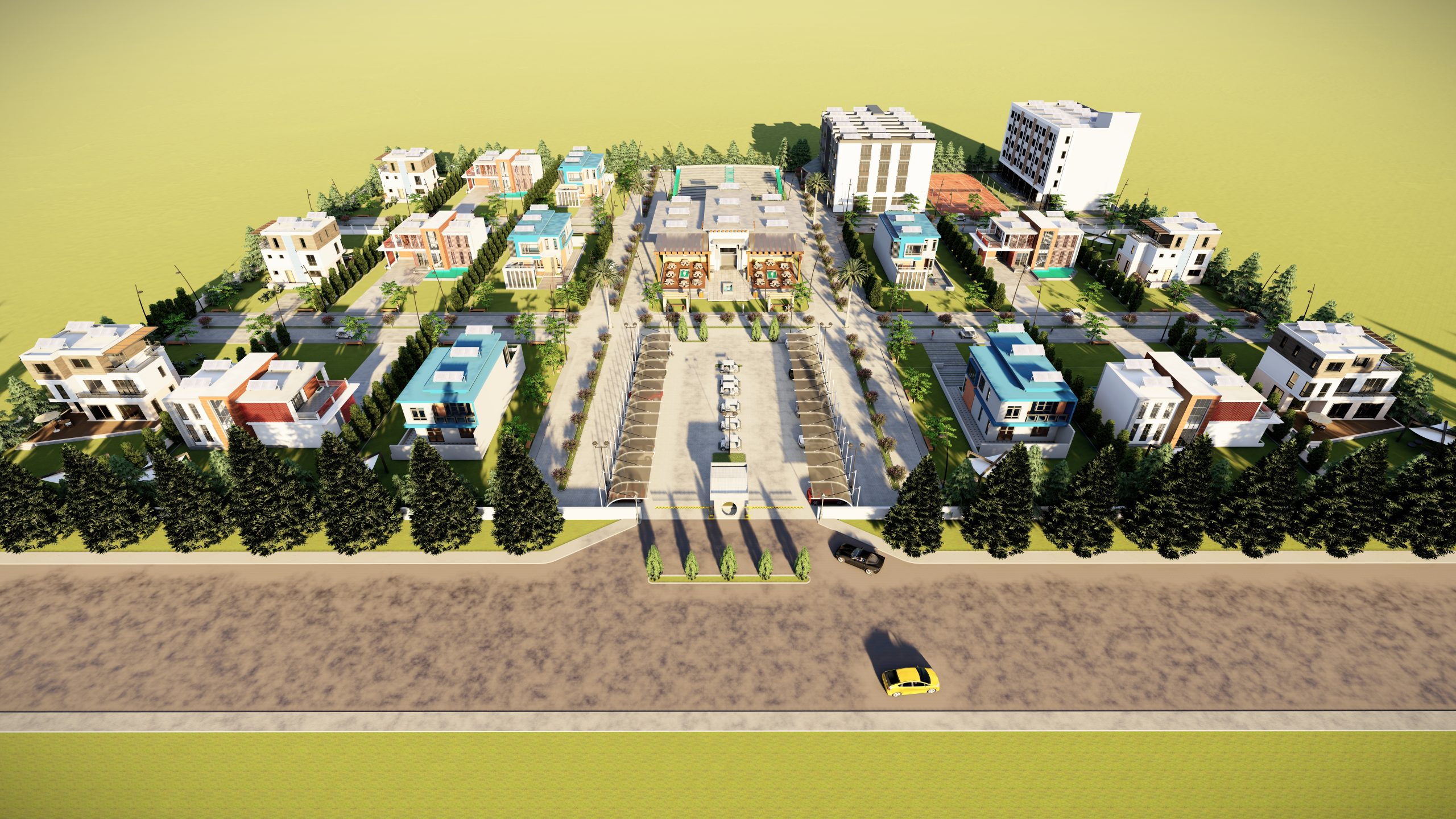 Edificios de Obra y Campamento